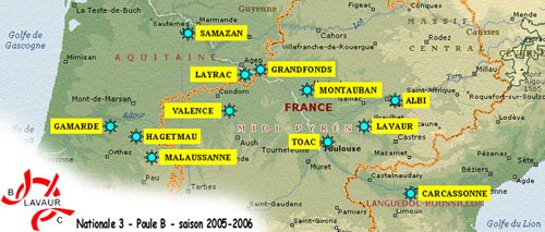 Nationale 3 - poule B / saison 2005-2006