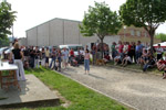 La remise du trophe