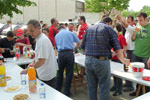 La remise du trophe
