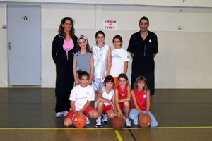 Une partie des benjamines