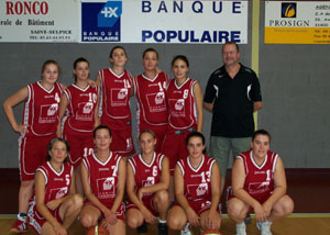 L'EQUIPE 1 FILLE 2008-2009