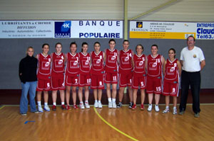 L'EQUIPE 1 FILLE 2008-2009